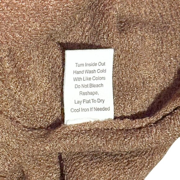 blu pepper sweater, drop shoulder, loose fit, comfy neutral sweater size large - Picture 8 of 9